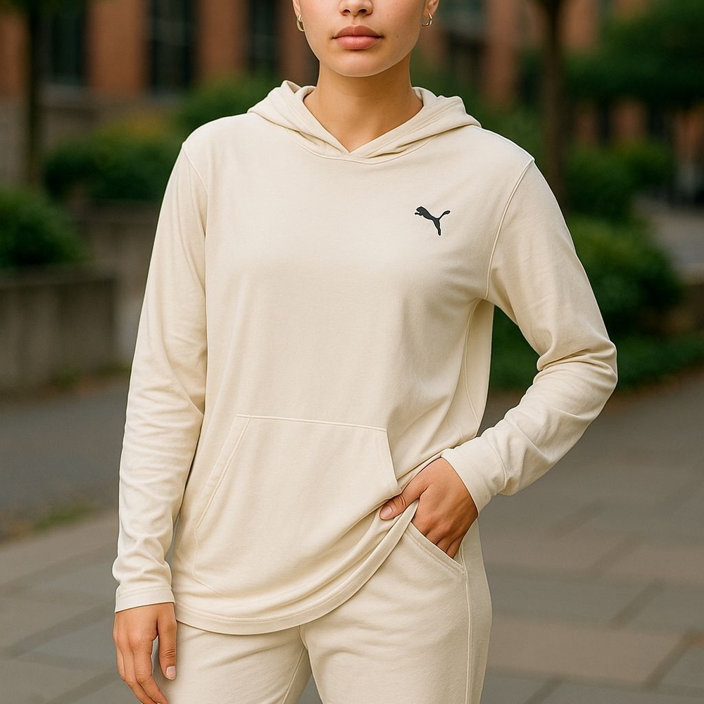 Puma Women's Off-White Hoodie